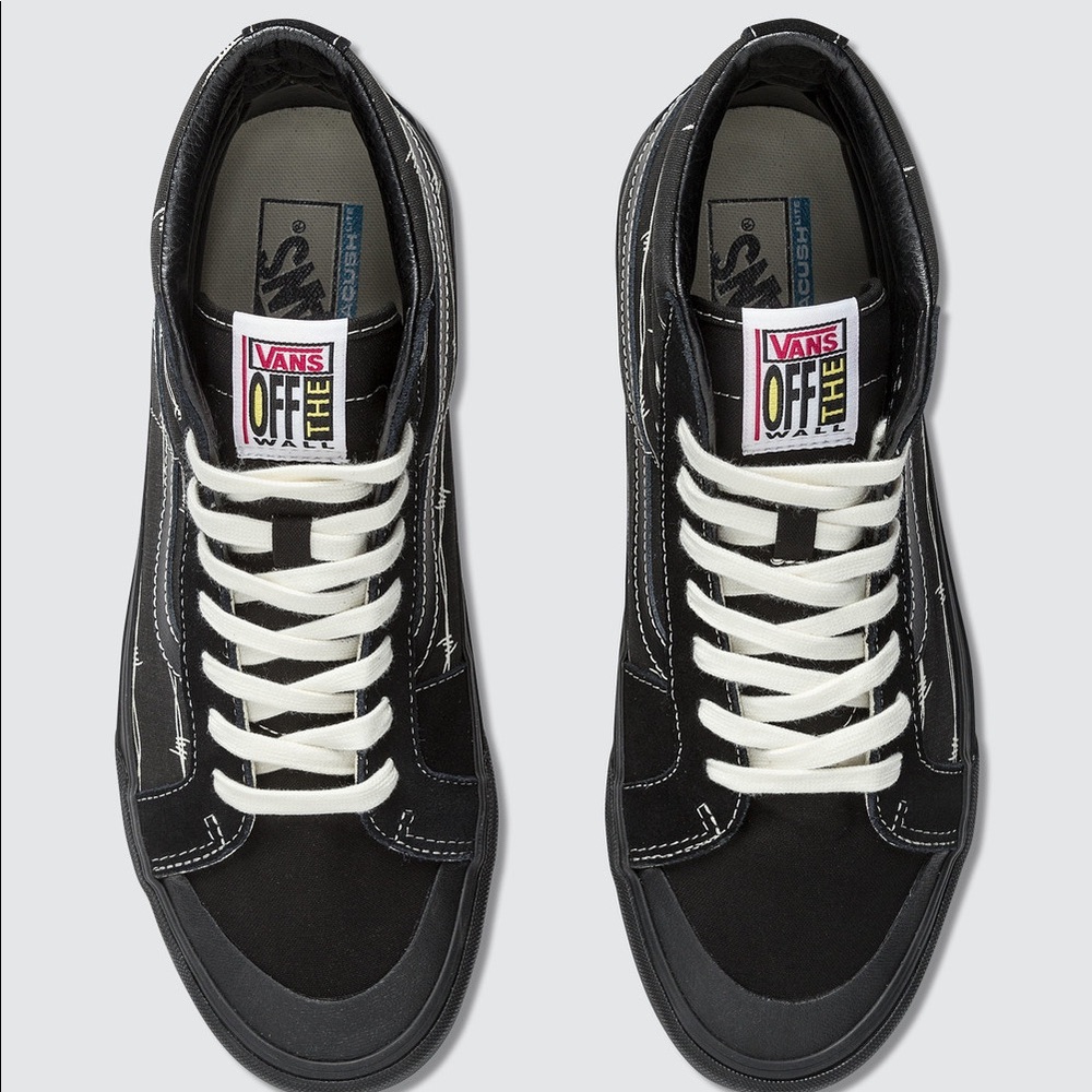 VANS Off The Wall Barbed Wire Sk8-hi Blk